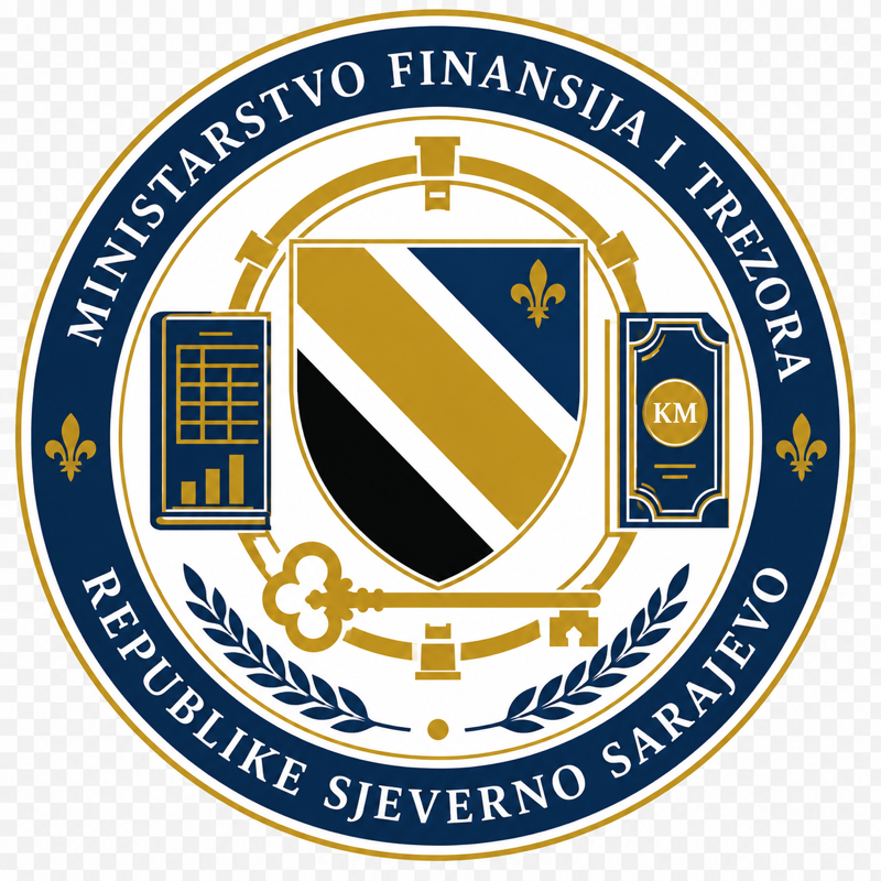 Službeni pečat: Ministarstvo finansija i trezora